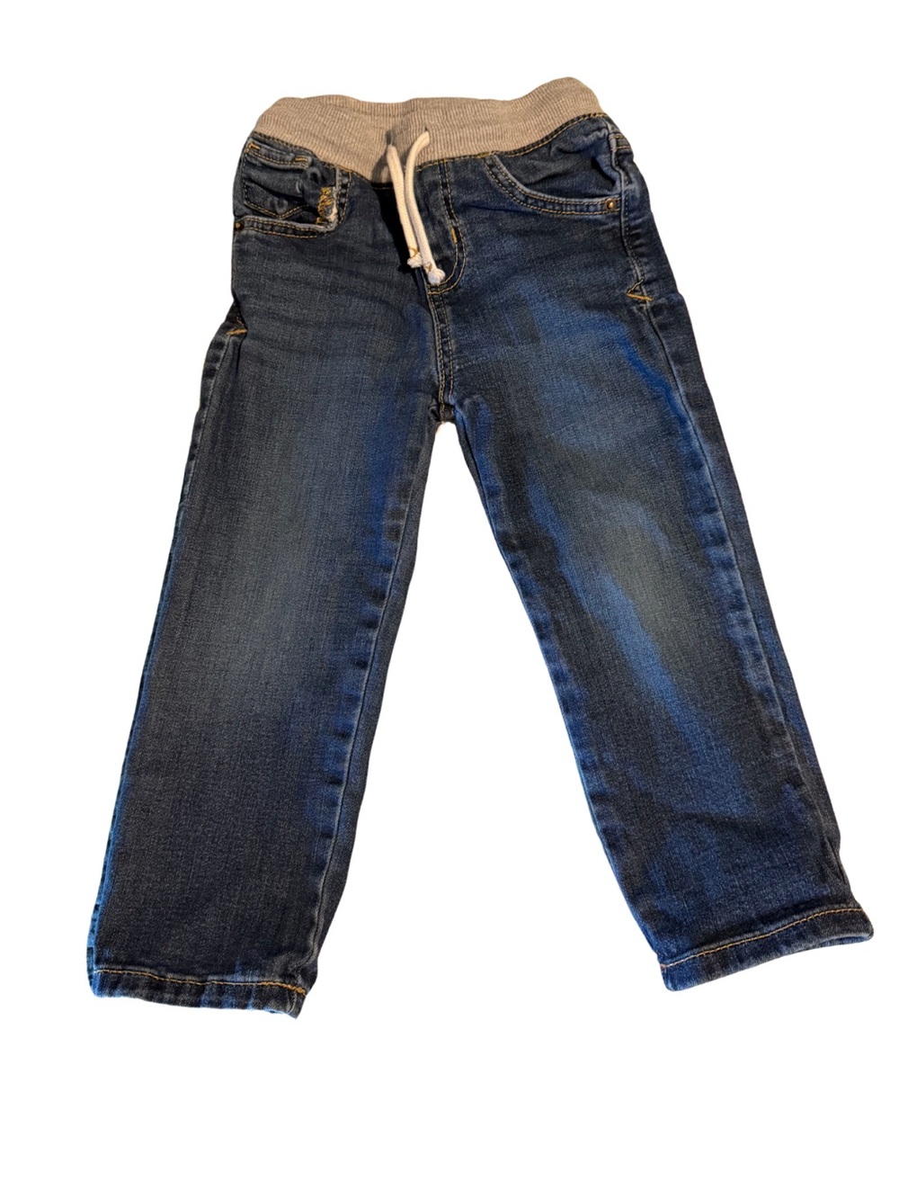 Cat & Jack - Straight Pull-On Jeans Medium Wash 3T